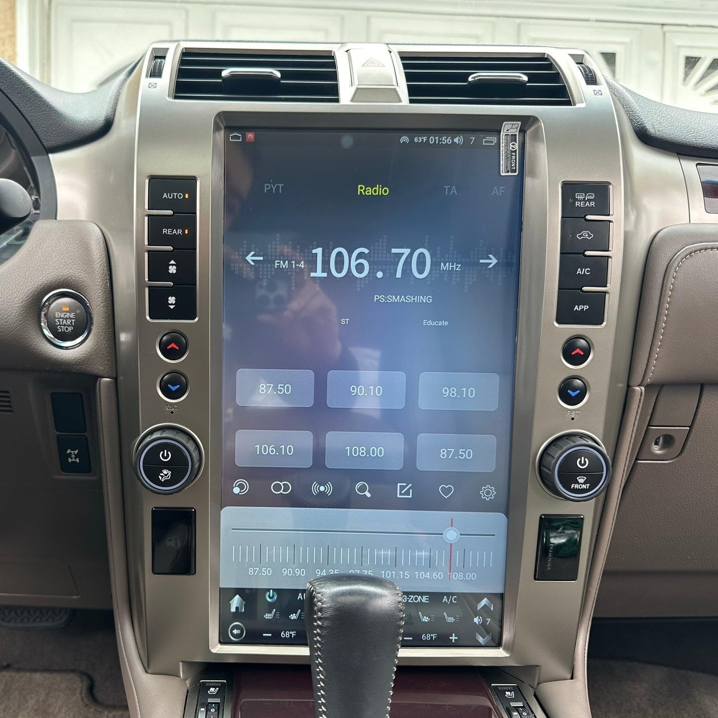 15.6″ Touch Screen Car Radio Stereo For Lexus GX400 GX460 2010-2020 CarPlay