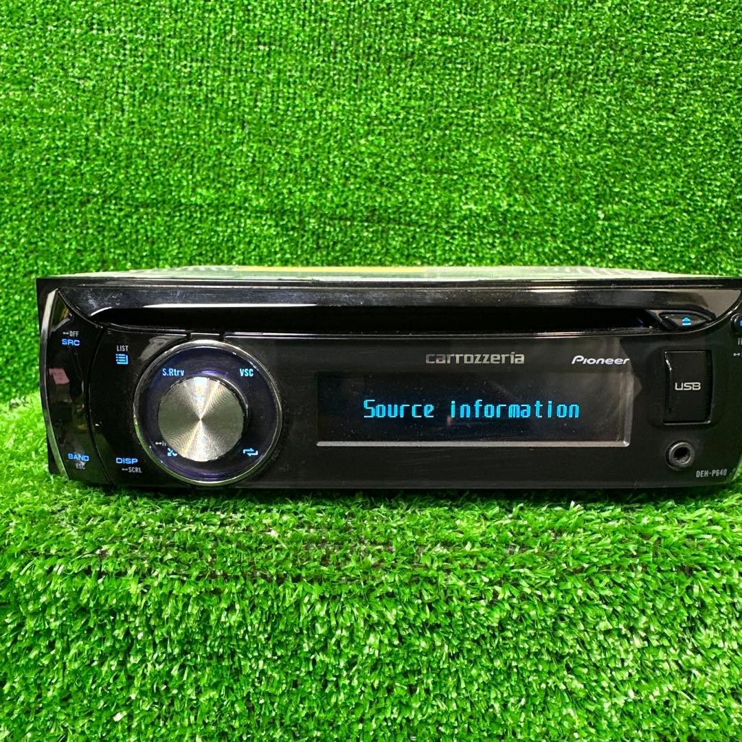 Pioneer Carrozzeria DEH-P640 1DIN Car Audio CD USB Added Bluetooth