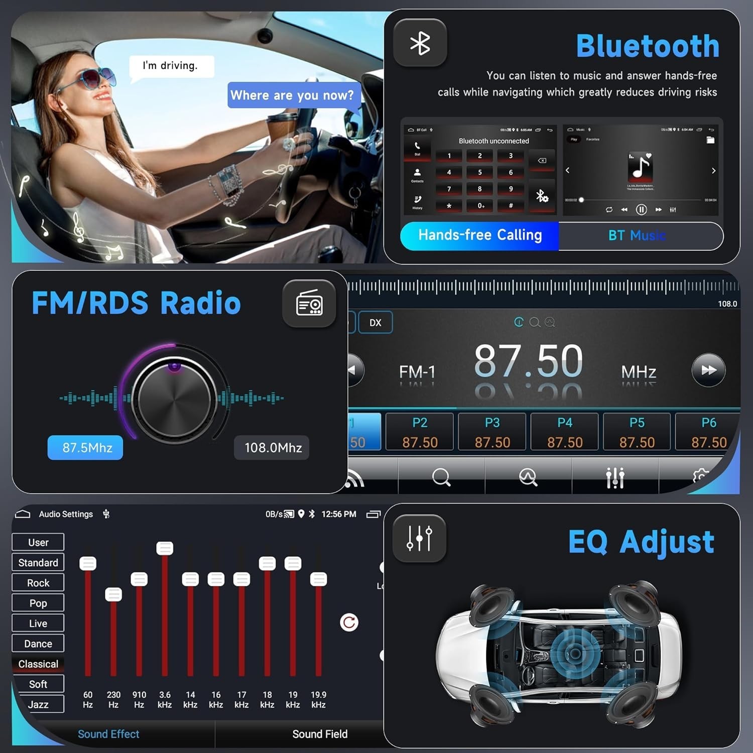 Upgrade Your VW with 4G+64G Android Stereo – Wireless CarPlay, 7” Display