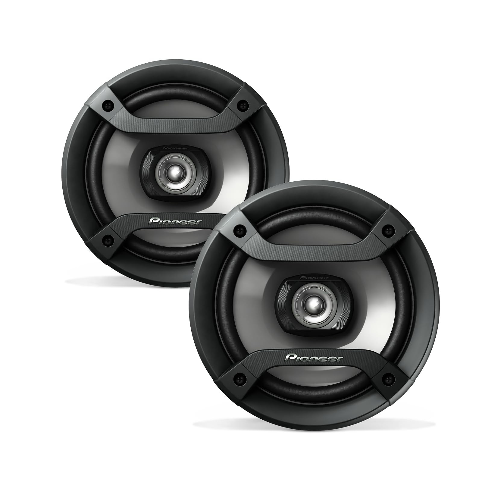 F-Series TS-F1634R 6.5” 2-Way Speakers (Pair) – 200W Max, Balanced Sound + Sm…