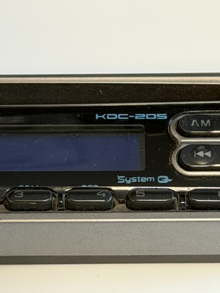 Kenwood Detachable FacePlate Model KDC-205 CD Stereo Car FACEPLATE ONLY untested