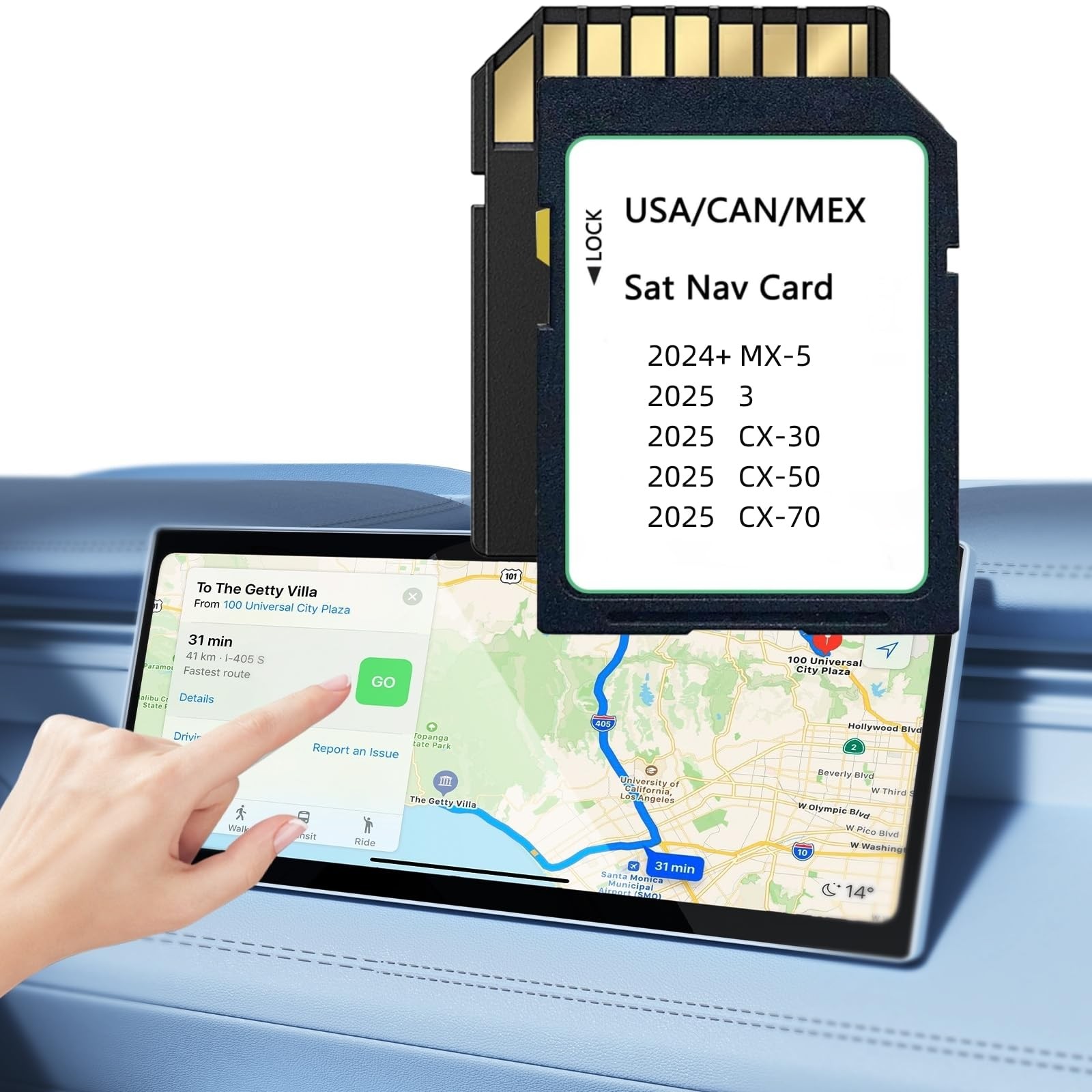 Upgraded Navigation SD Card Map Compatible with 2024+ MX-5, 2025 3/ CX-30, 20…