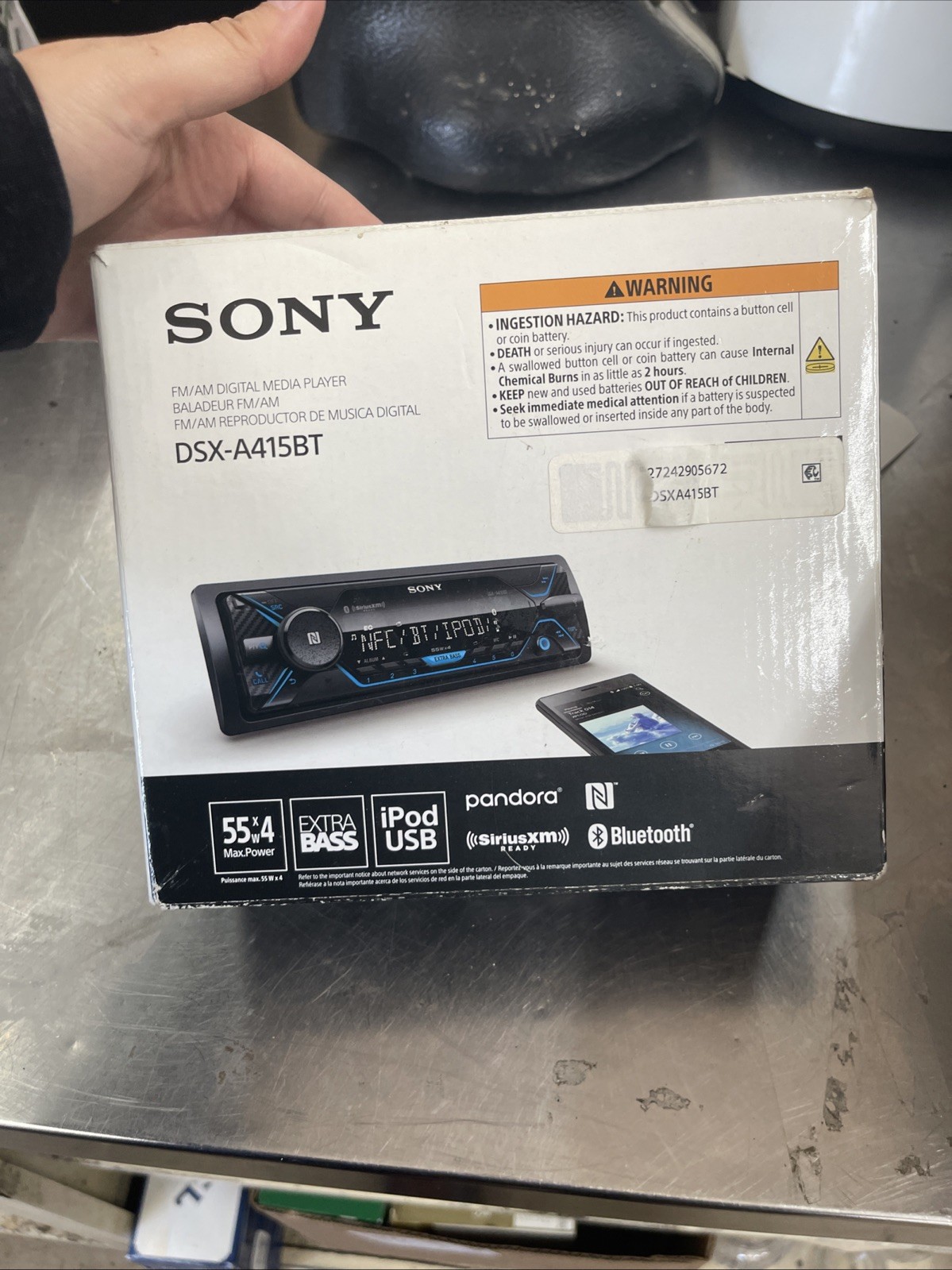 Sony DSX-A415BT, Digital Media Receiver w/ Bluetooth no wiring harness included