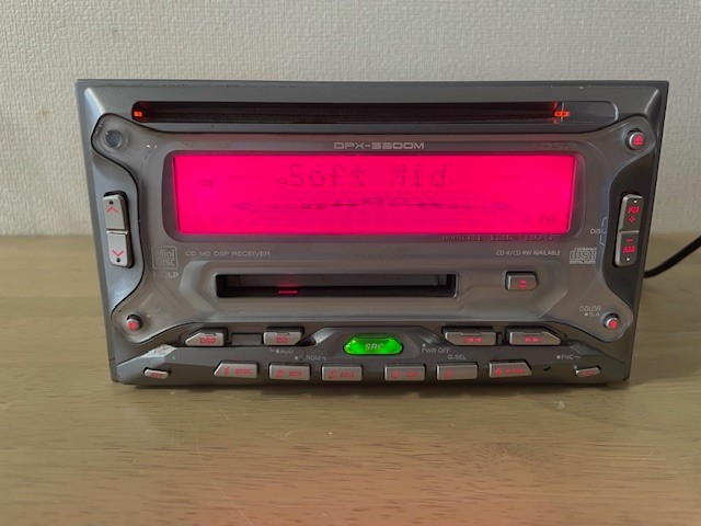 Kenwood DPX-5300M 2DIN Car Audio CD MD Player Operation Confirmed Very Good