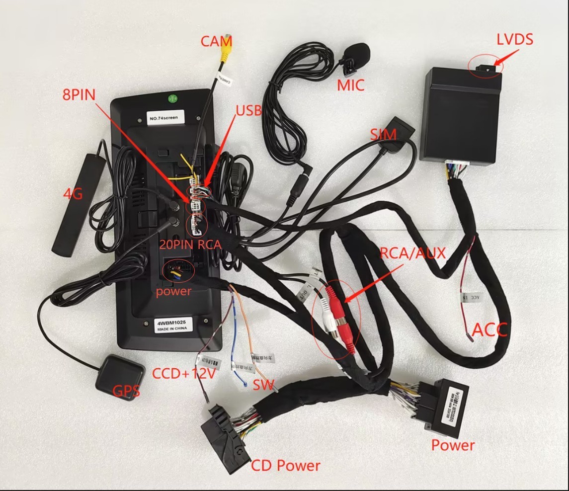 10.33″ Car Stereo Radio Carplay Navigation 8+128G For BMW X5 X6 CCC CIC 07-2010
