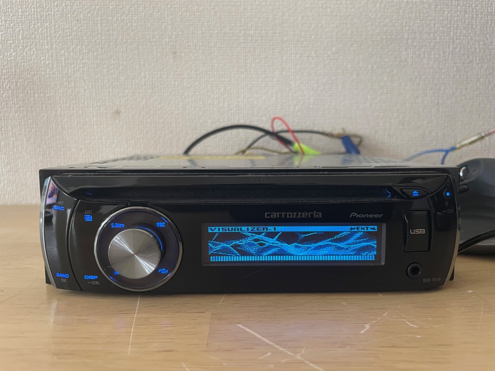 Pioneer Carrozzeria DEH-P640 Car Audio 1DIN CD Player Confirmed Operation