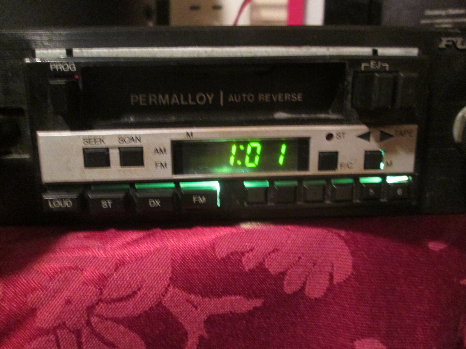 Fultron 16-7000 Cassette Deck Receiver VINTAGE 12V AS-IS Memphis Audio