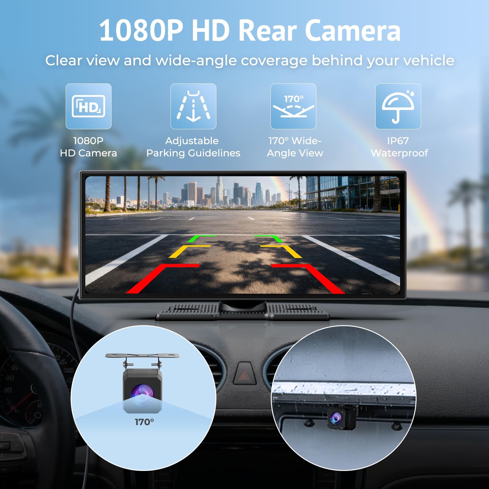 11.26″ CarPlay Screen for Car, Built-in N-etflix/YouTube/TikTok, Car Stereo f…