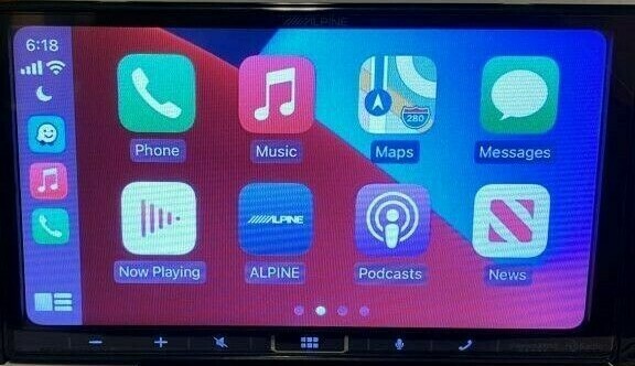 Alpine iLX-407 Bluetooth Android Auto Apple CarPlay Multimedia OPEN BOX CUT WIRE