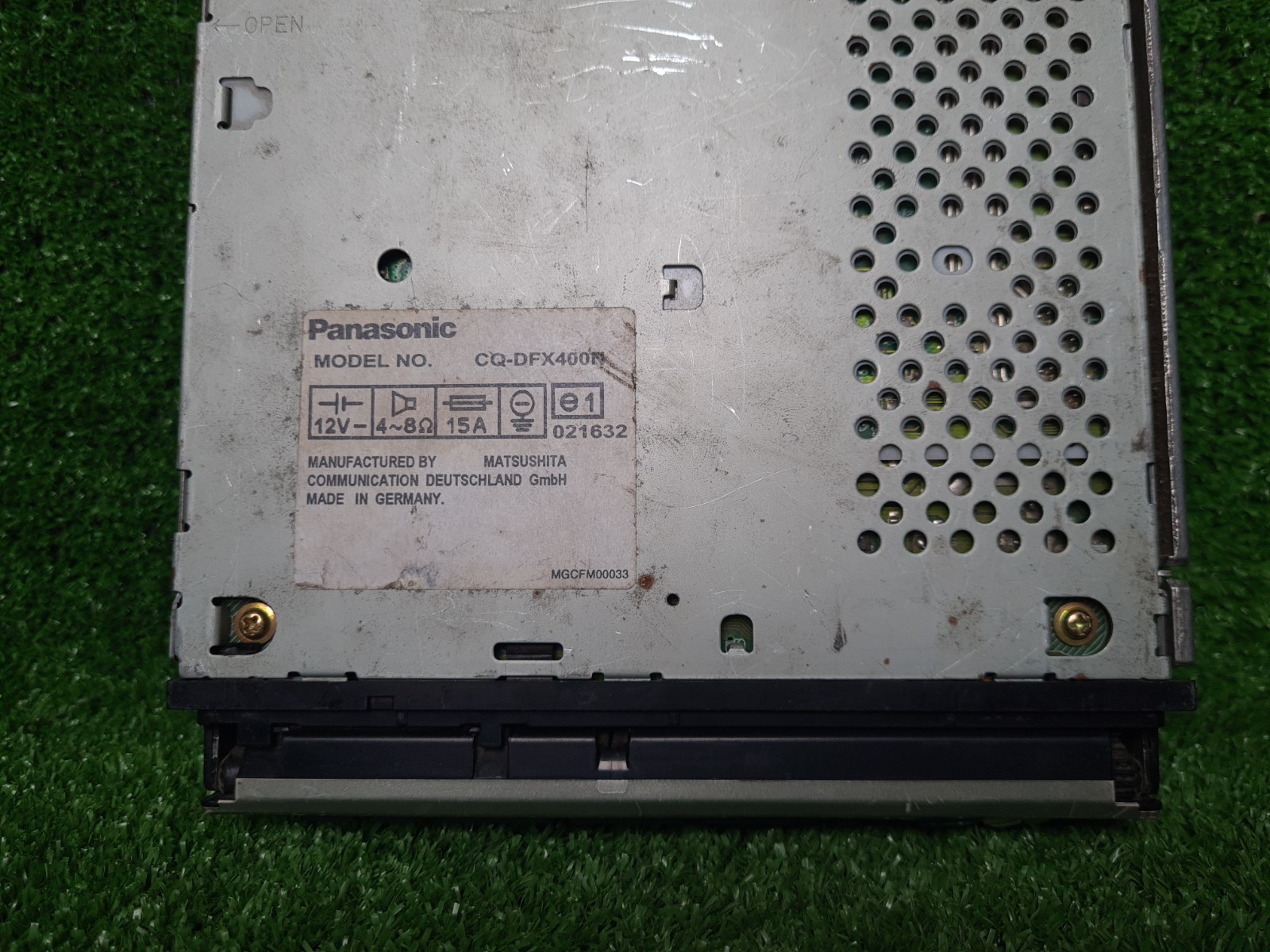 Panasonic Dfx400n Cqdfx400n Cq-dfx400n Original Car Radio