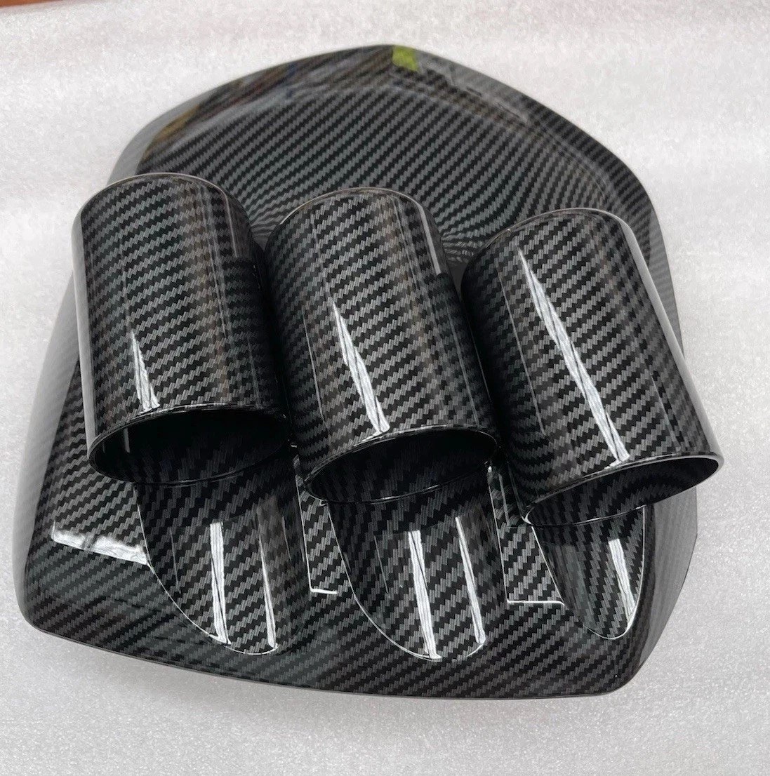 TRIPLE GAUGE TOP HAT FOR FG MK II (Piano Black, Grey, or Carbon Fibre )