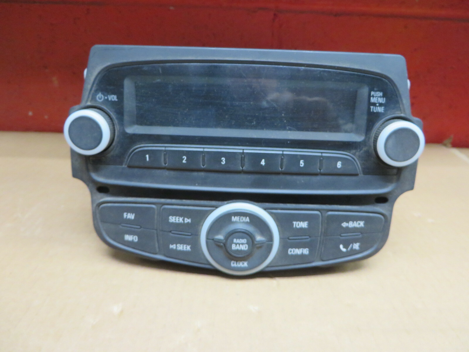CHEVY SPARK 14 15 2014 2015 RADIO AUDIO AM FM FACTORY DASH UNIT OEM # 95375119