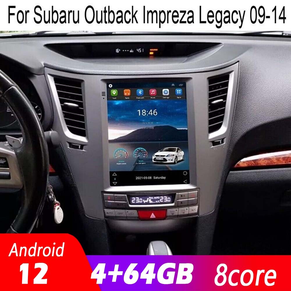 10.4″ Touchscreen Radio Android Gps Navigation For Subaru Outback Impreza Legacy