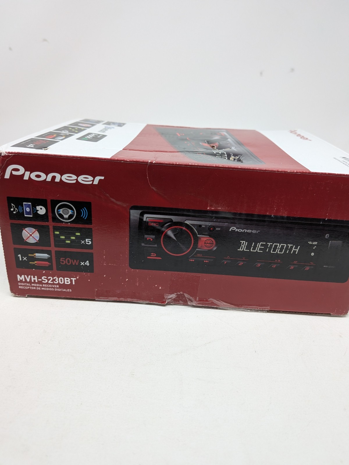 Pioneer MVH-S235BT Bluetooth USB AM/FM Android Car Digital Media Receiver