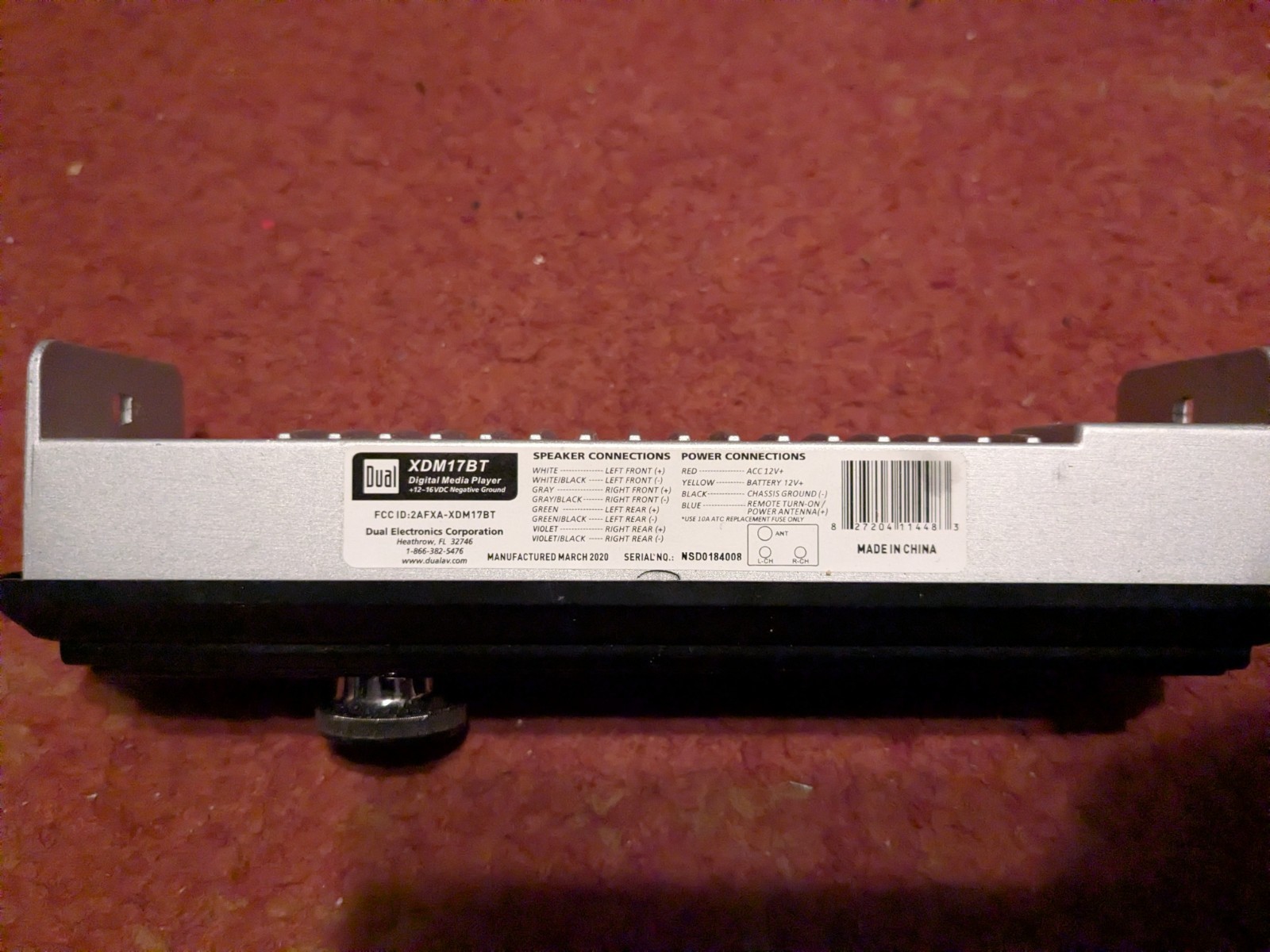 Dual Electronics XDM17BT Car Stereo Single DIN with USB Aux