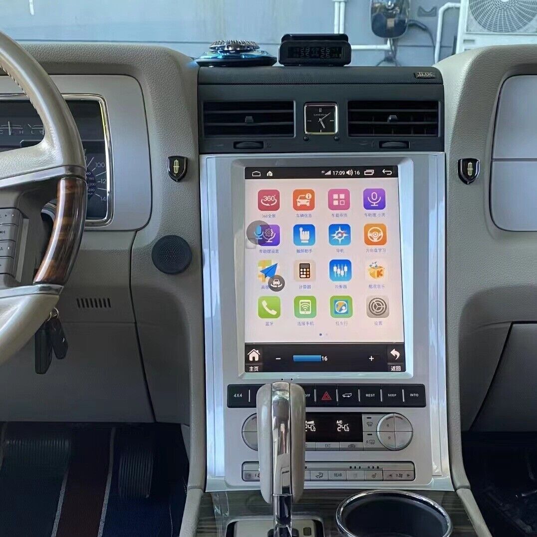 12.1″ HD Car Radio GPS Navigation Android 4+64GB For Lincoln Navigator 2010-2013