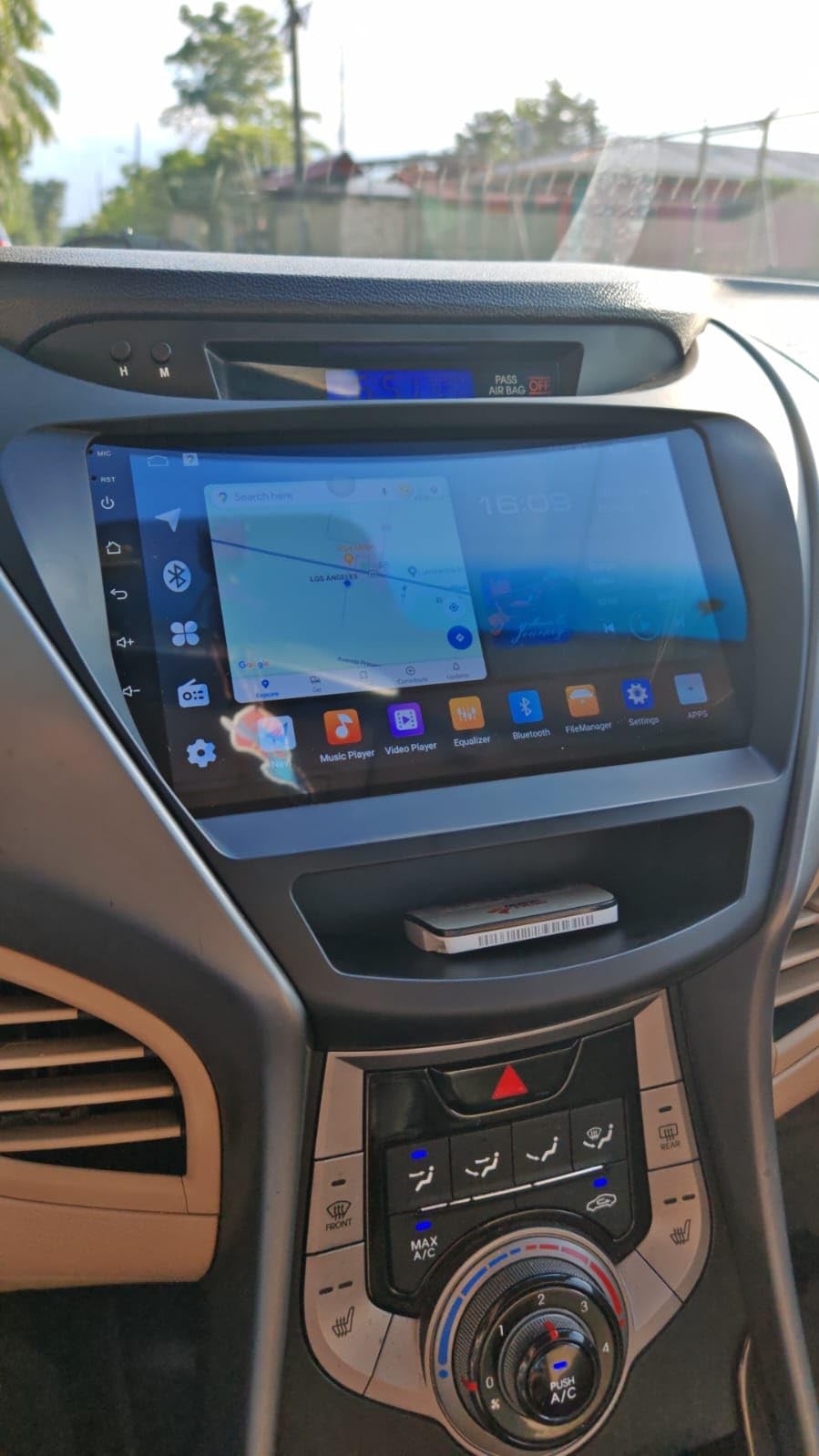 For Hyundai Elantra 2011 2012 2013 Carplay Car Stereo Radio Android GPS Navi FM