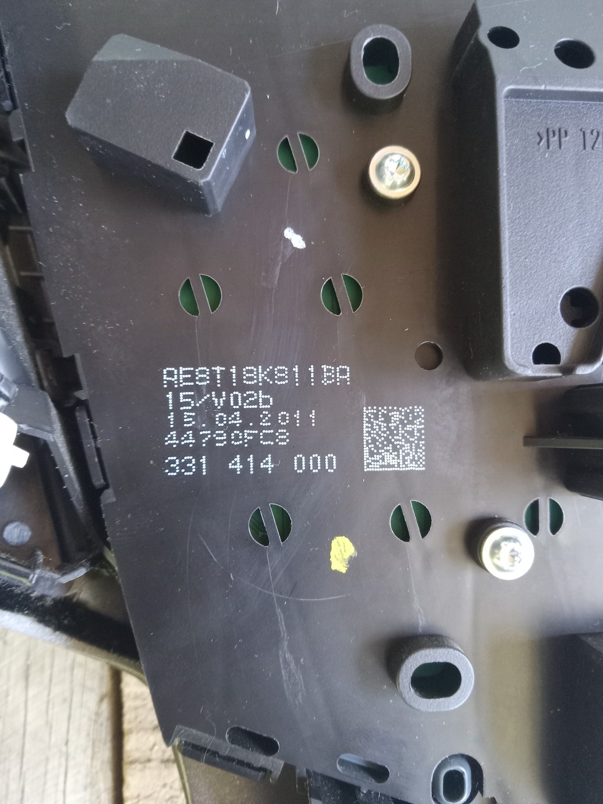 2011 Ford Fiesta SE 1.6 Silver/Black Dash Radio Control Panel Oem AE8T18K811BA