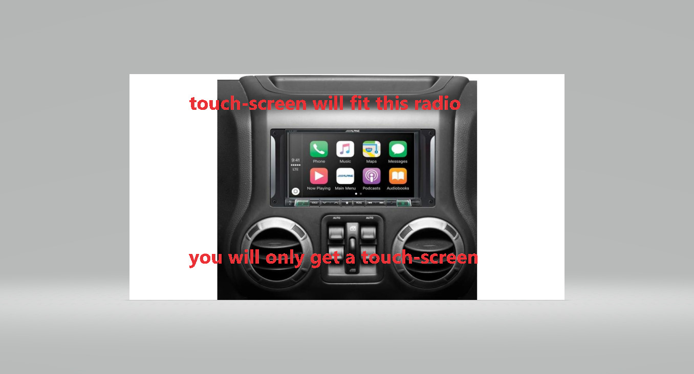 ALPINE Navigation RADIO 7″ REPLACEMENT Digitizer TOUCH-SCREEN GLASS ILX-207