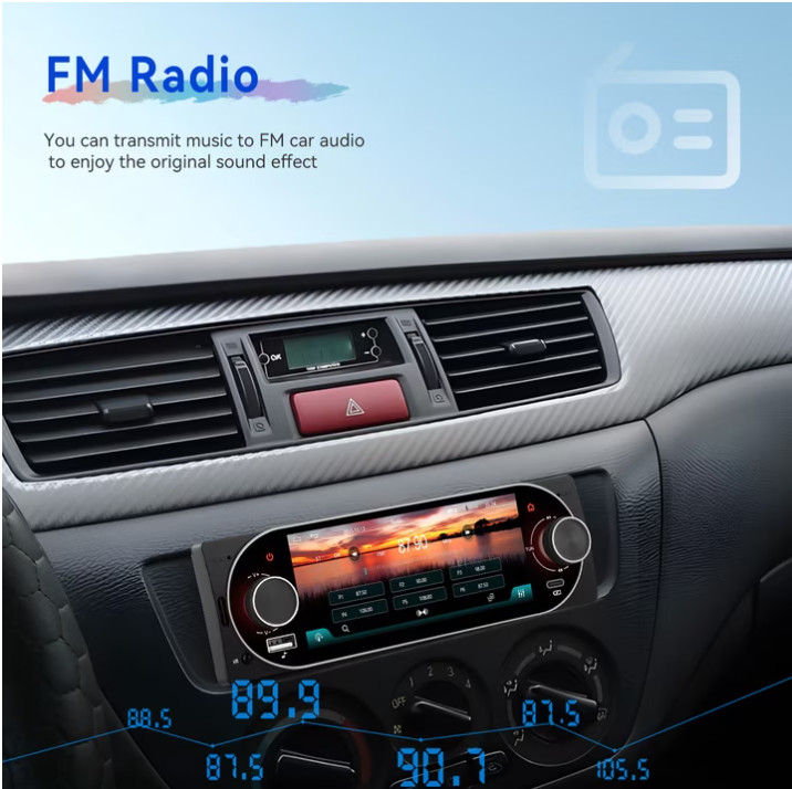 Estereo De Pantalla con Bluetooth Para Coche Carro Auto MP3 Player WMA/WAV/APE/F