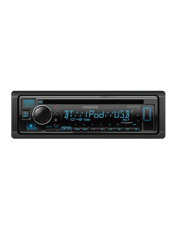 Kenwood KDC-BT34 Car Audio Receiver CD/AM/FM/USB/ Bluetooth Alexa SiriusXM Ready