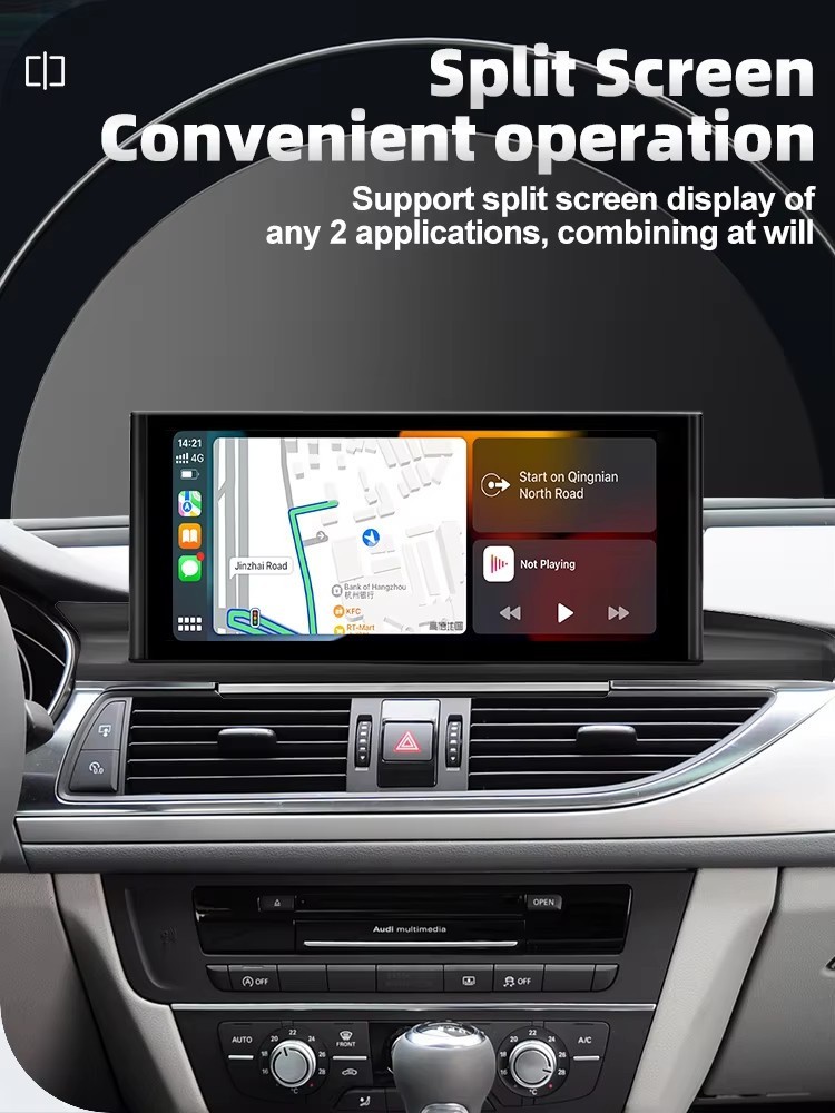12.3″ Touch Android 13 Radio for Audi A6 A7 C7 2012-2018 MMI CarPlay GPS 8+128G