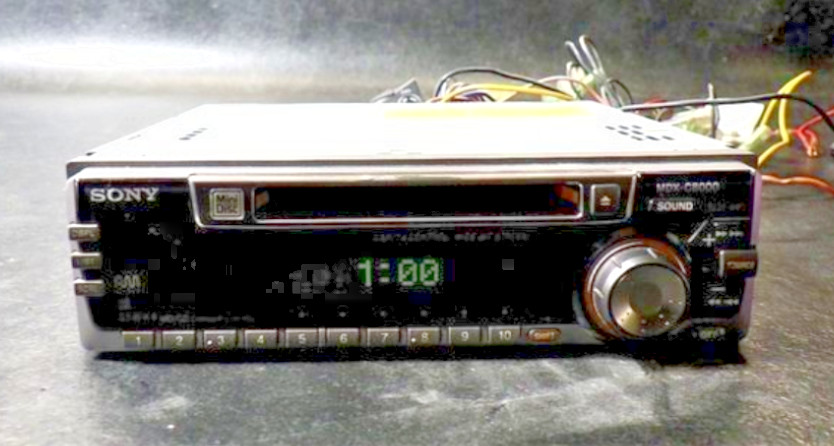 SONY MDX-C8000 1DIN MD Head Unit Car Audio Deck Tuner Wide Bit Stream Japan
