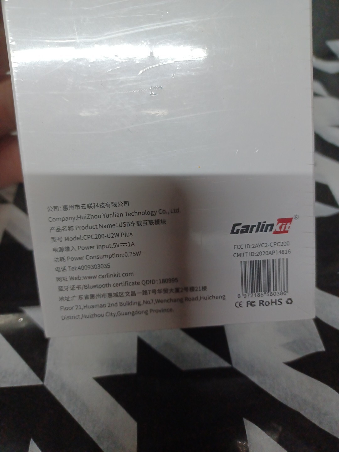 New CarlinKit 3.0 Wireless Adapter for Apple CarPlay CPC200-U2W Plus