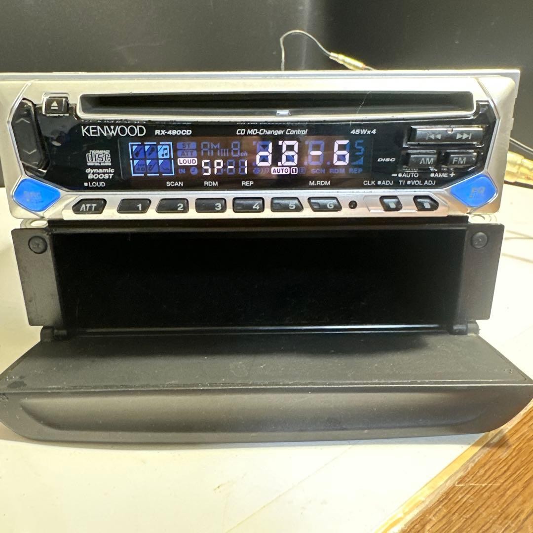 KENWOOD RX-490CD 1DIN CD Receiver Used in Japan 45W x4 RCA Output