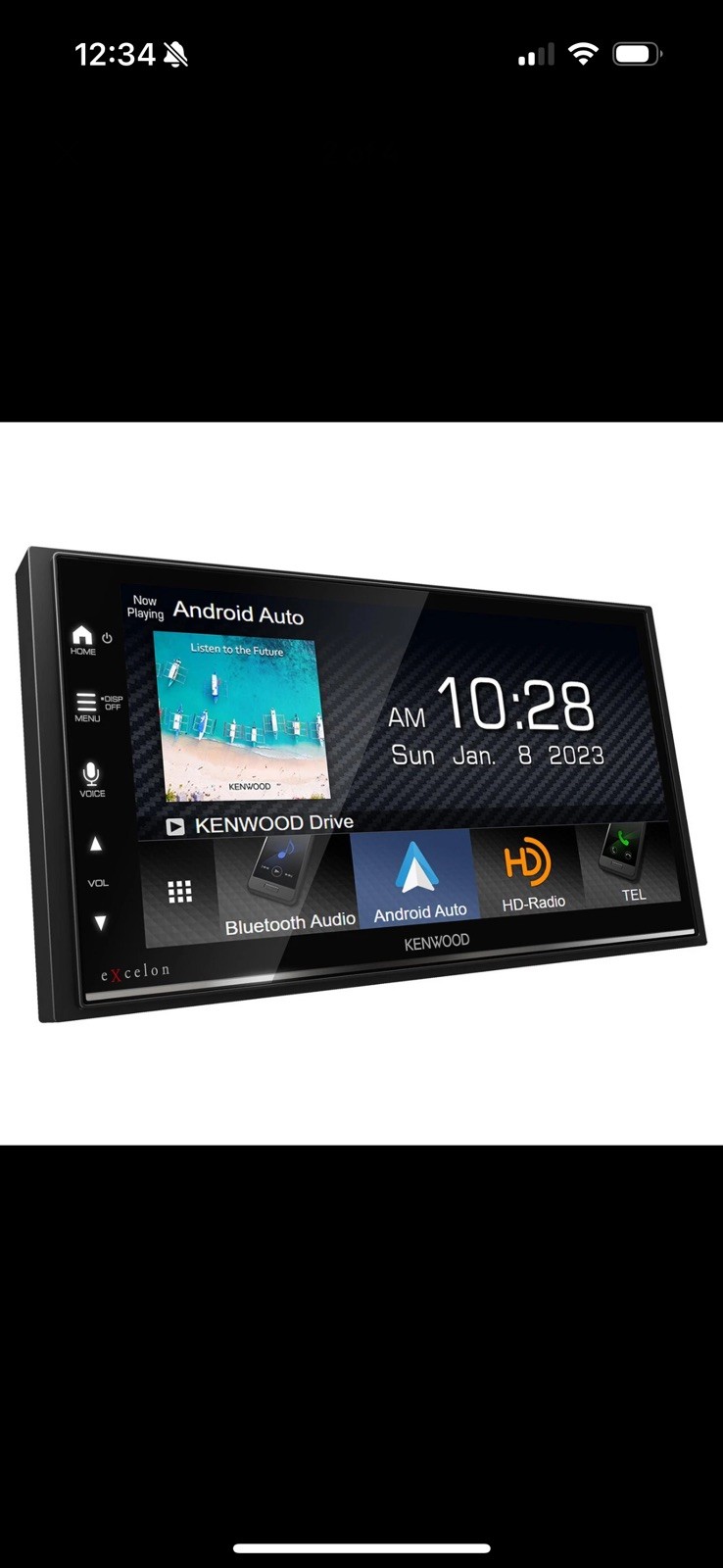 Kenwood Excelon DMX709S 6.8″ Apple CarPlay and Android Auto Multimedia Receiver