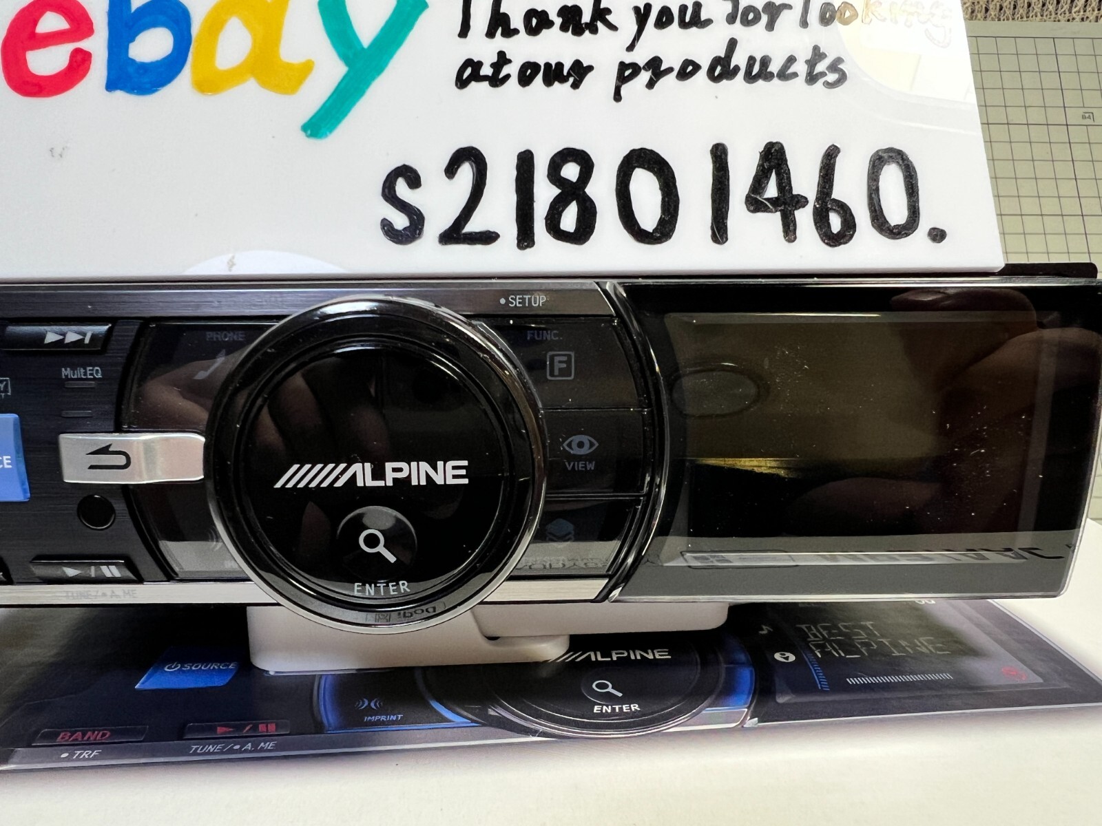 ALPINE iDA-X200 MP3/WMA/AAC USB Player Audio Head Unit Bluetooth JDM Near Mint