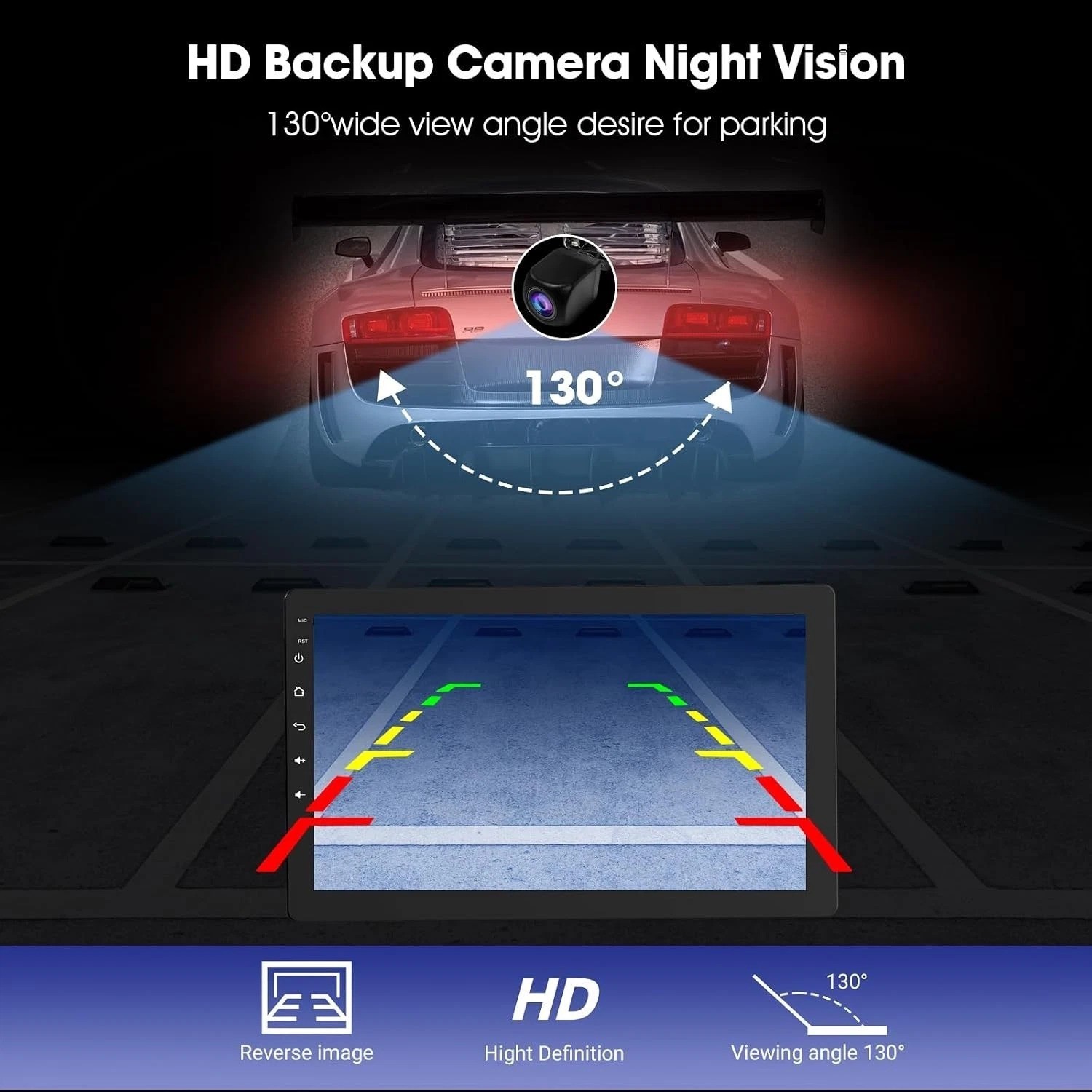 Seamless 10.1 Inch Rotatable Car Stereo with GPS & Bluetooth Connectivity