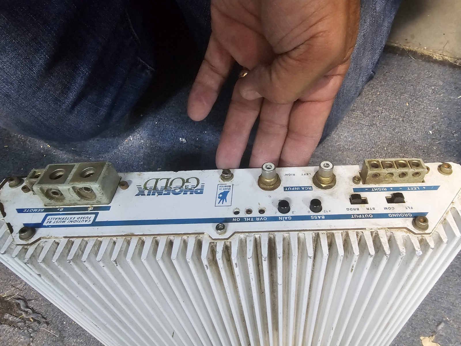 Old School Phoenix Gold Ms-275 Triple-Darlington High Definition Amplifier White