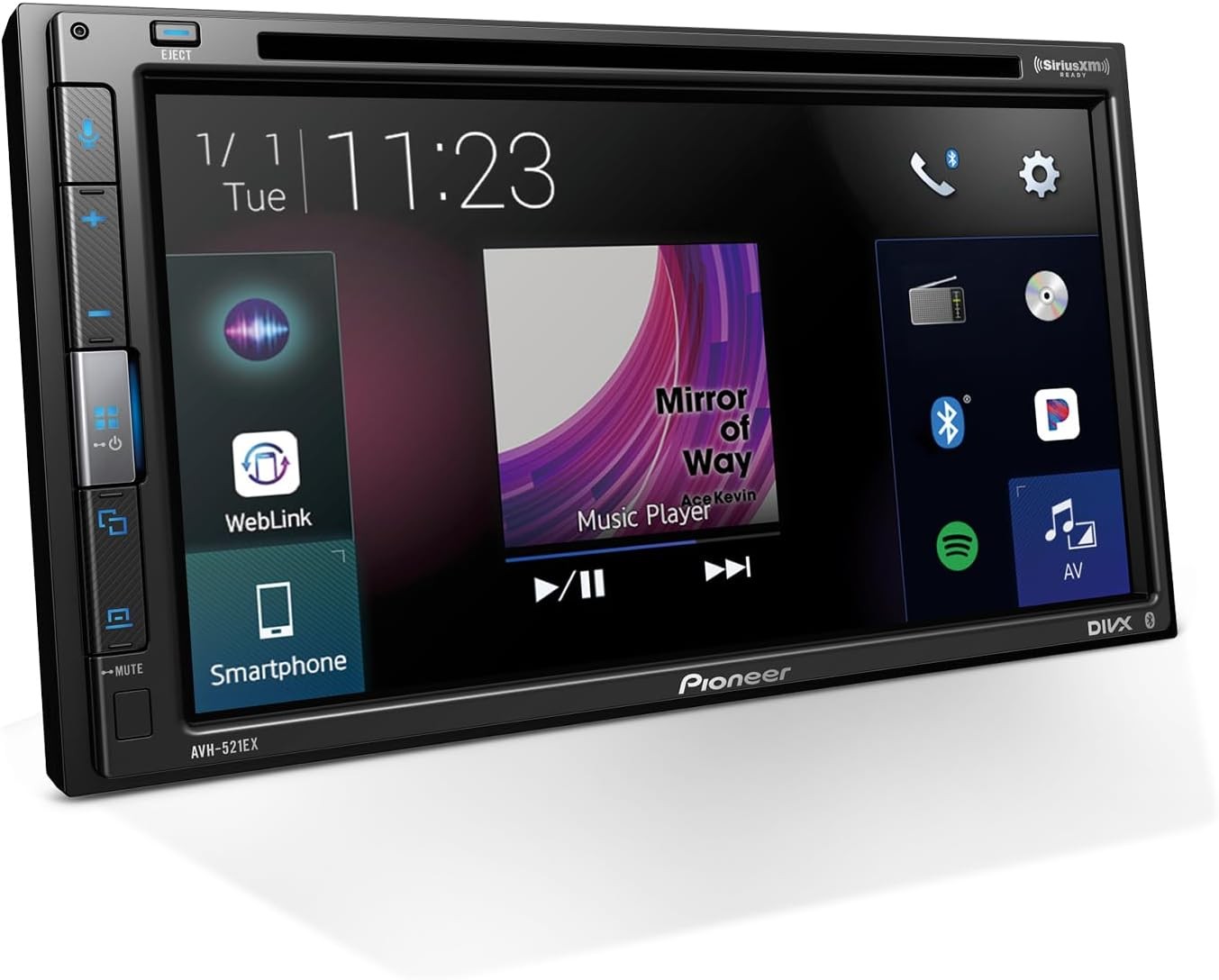AVH-521EX 6.8″ Double Din Touchscreen Car Stereo – Bluetooth Backup Cam SiriusXM
