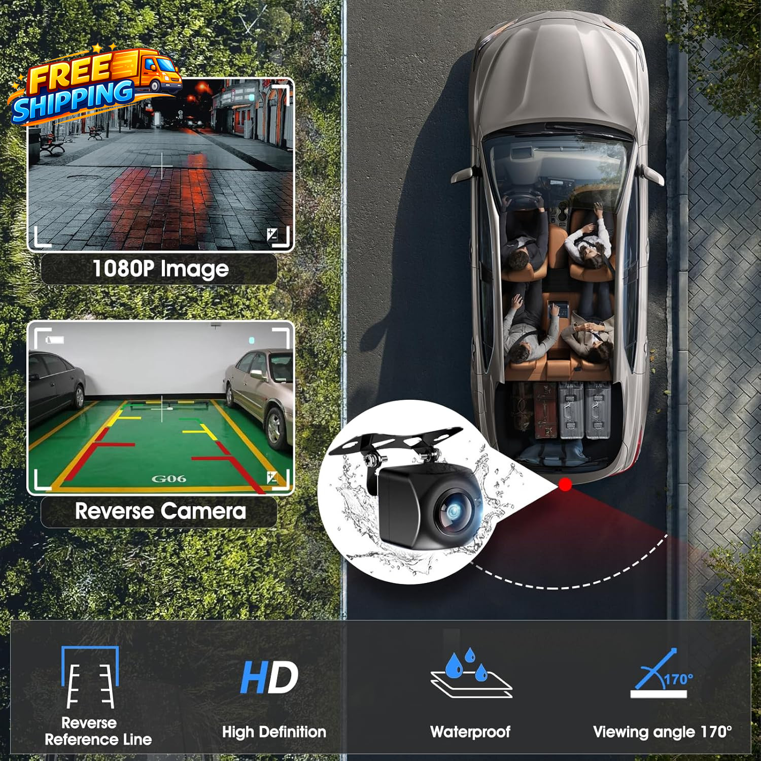 Portable Wireless Carplay Car Stereo 7 HD Touchscreen for Car with Apple Carplay
