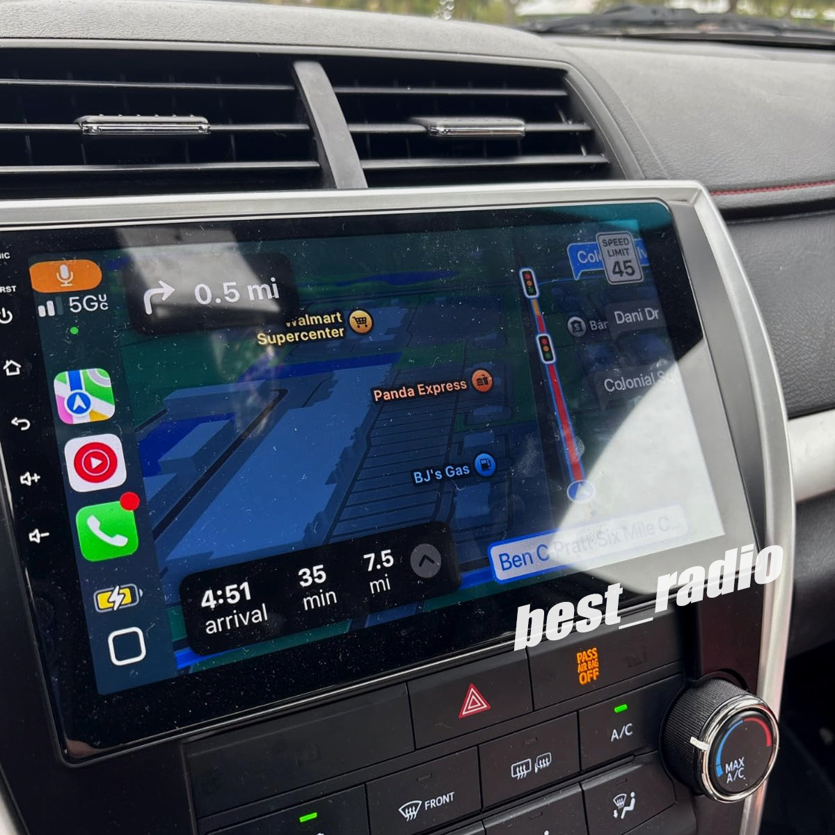 For Toyota Camry 2015 2016 2017 QLED Touch Screen Car Radio BT GPS RDS Cam