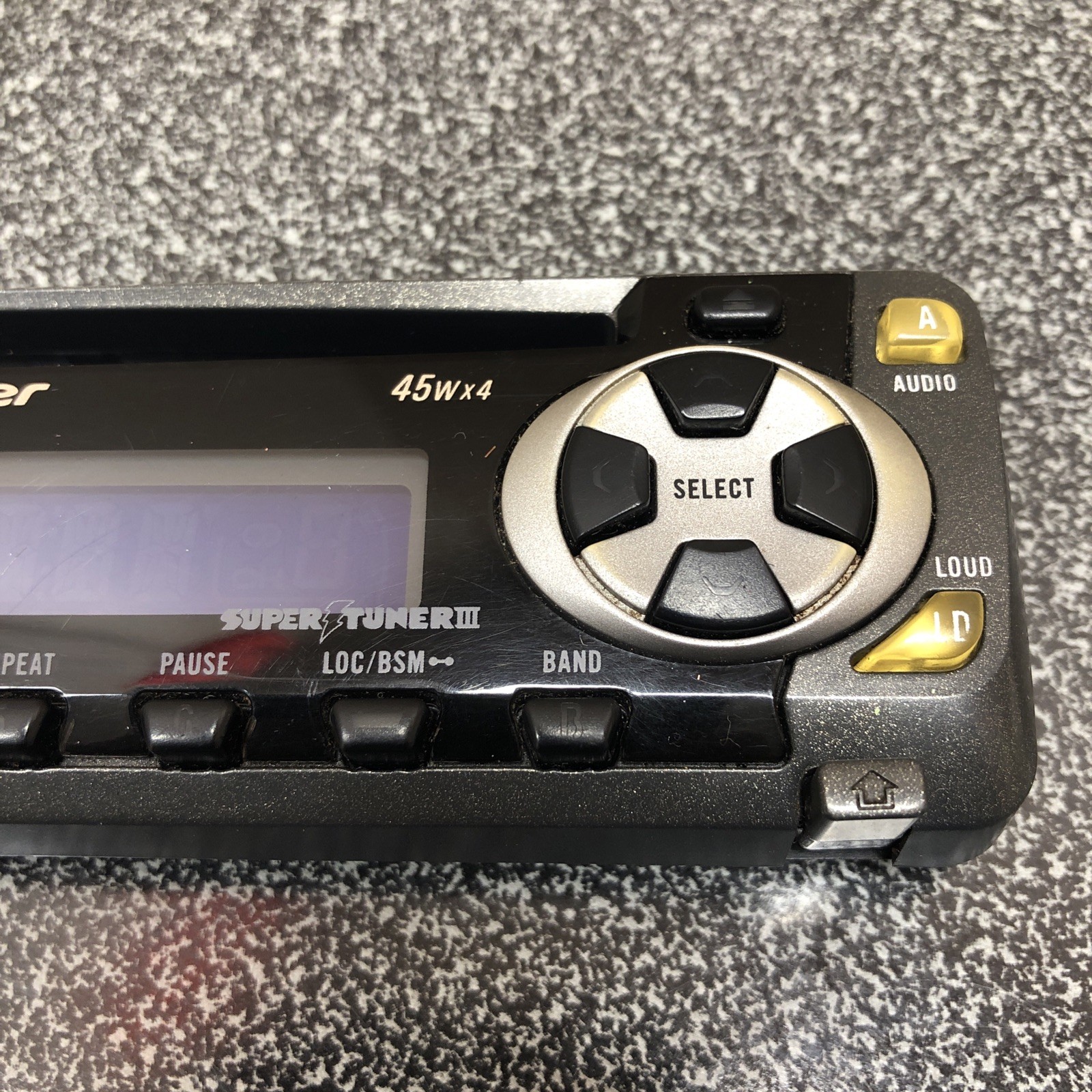 Pioneer DEH-1400 CD Player In Dash Receiver *Faceplate Only*