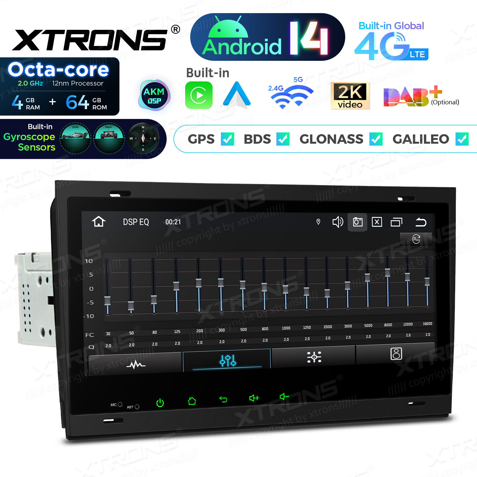 8.8″ Android 14 8-Core 4+64GB Car GPS Stereo Radio Sat Nav For Audi A4 S4 RS4 B6