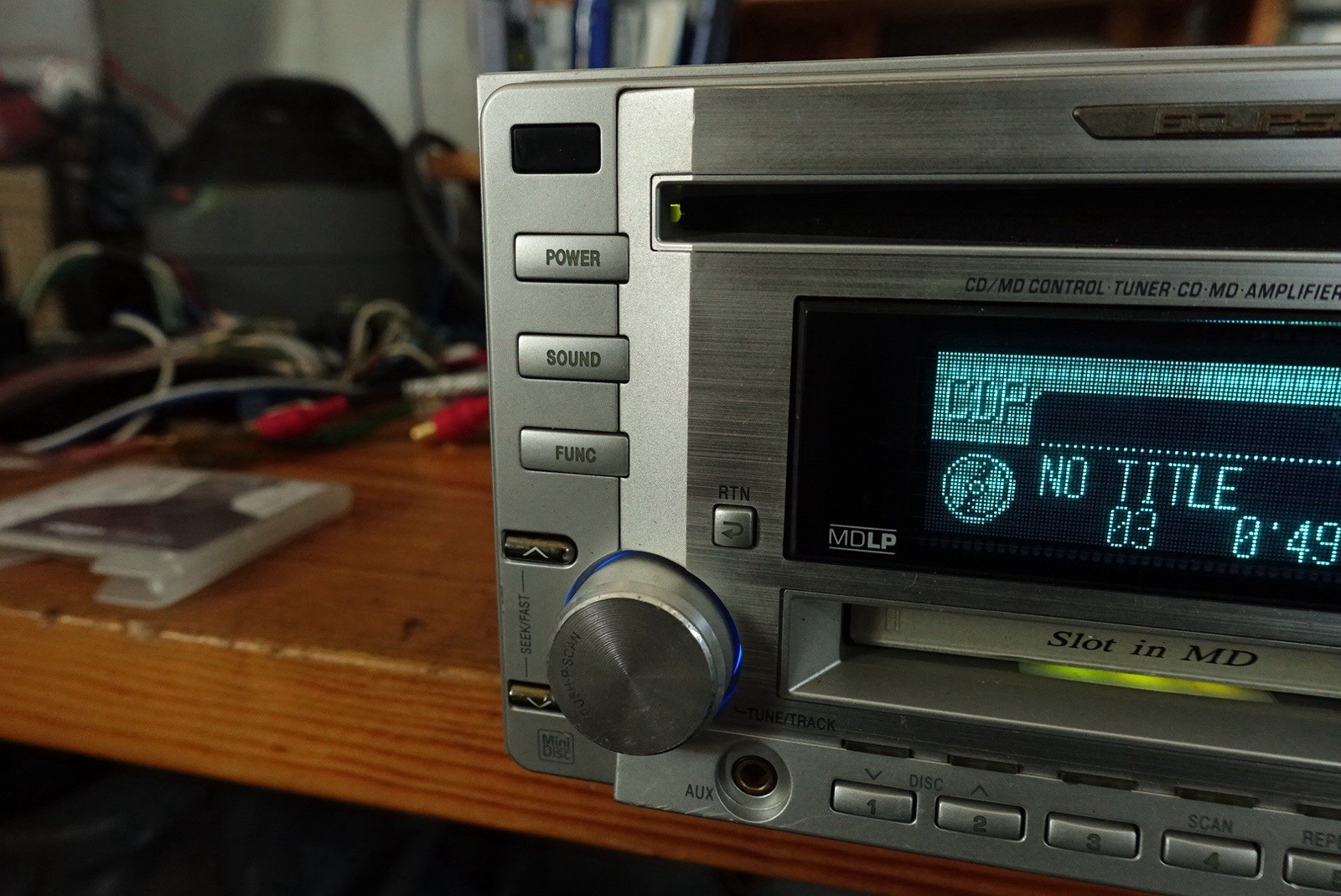 Eclipse E5503CMT.Hi End CD/MD/Aux Player. Copper Chassis.