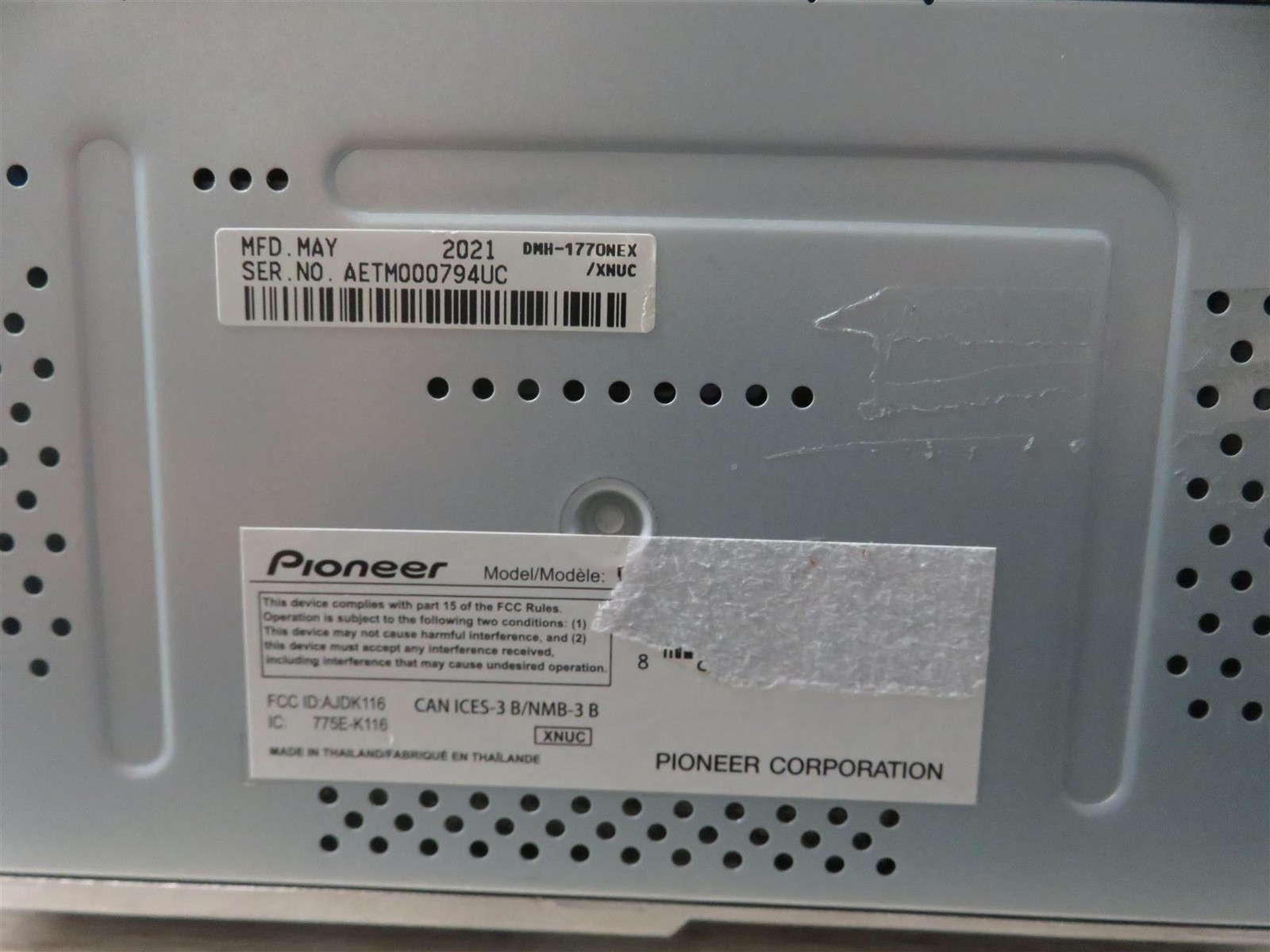 Pioneer DMH-1770NEX 6.8″ 2-Din Digital Media Receiver – Free shipping