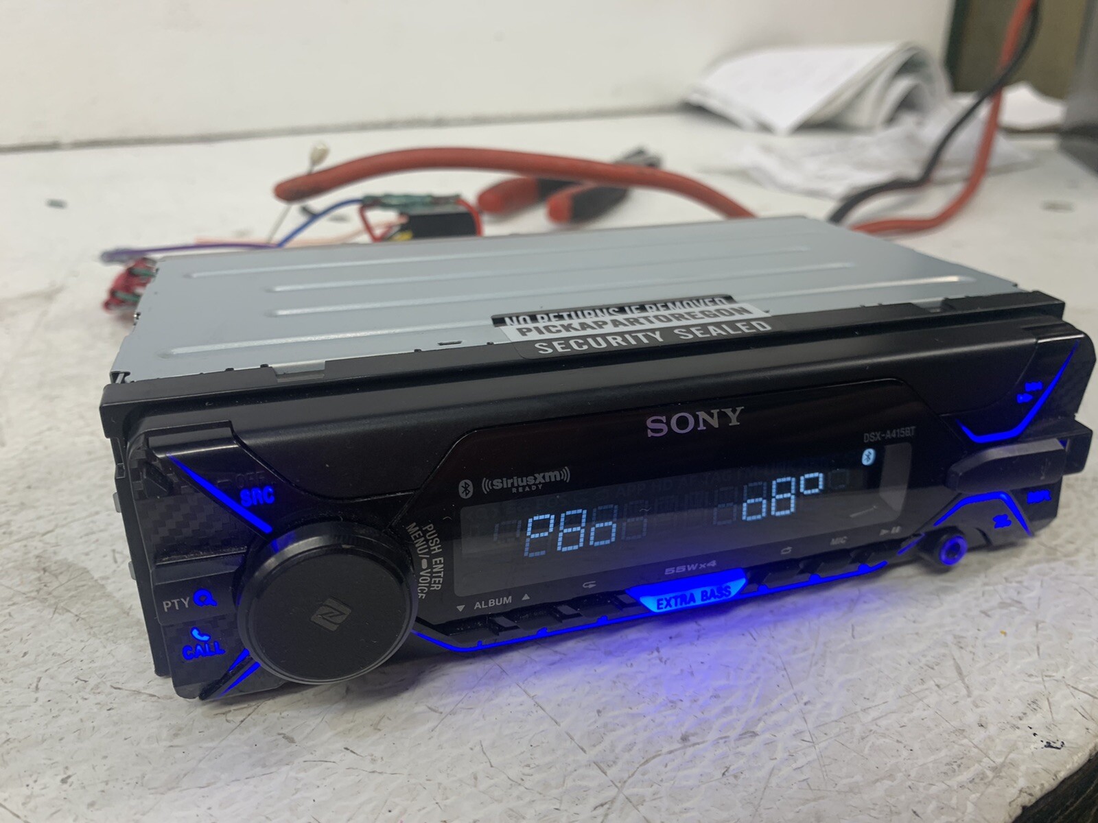Sony DSX-A415BT radio stereo digital media receiver MP3 WMA iPhone Android