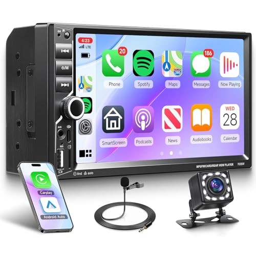 Double Din Wireless Carplay 7 Inch Double Din Wireless Carplay Remote Control