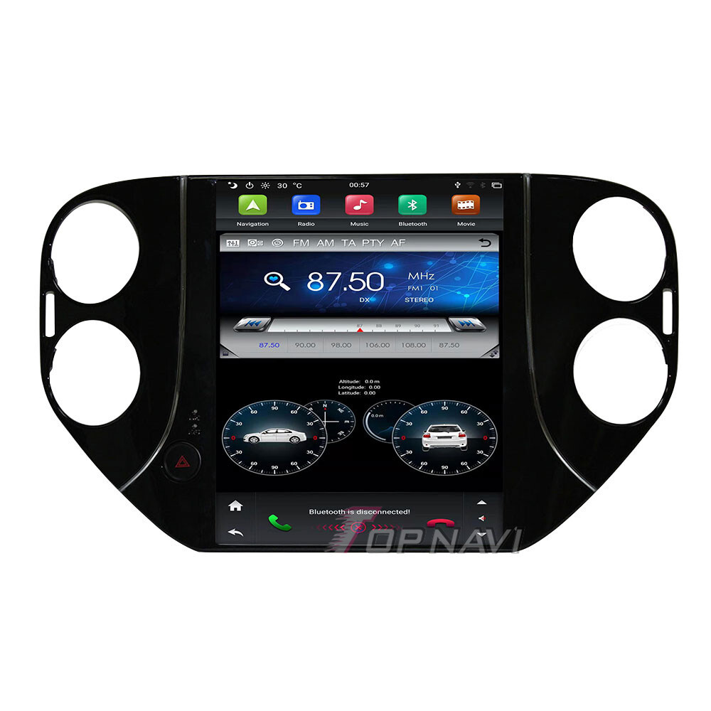 Car Stereo Radio For VW Tiguan 2010-2016 Auto GPS Navi WIFI 4G BT Androind 11