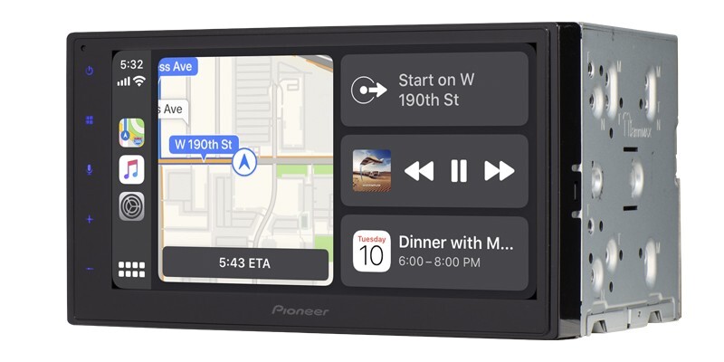 Pioneer DMH-1770NEX 6.8″ Media Receiver w/Auto CarPlay SiriusXM +XV-95 BK Camera