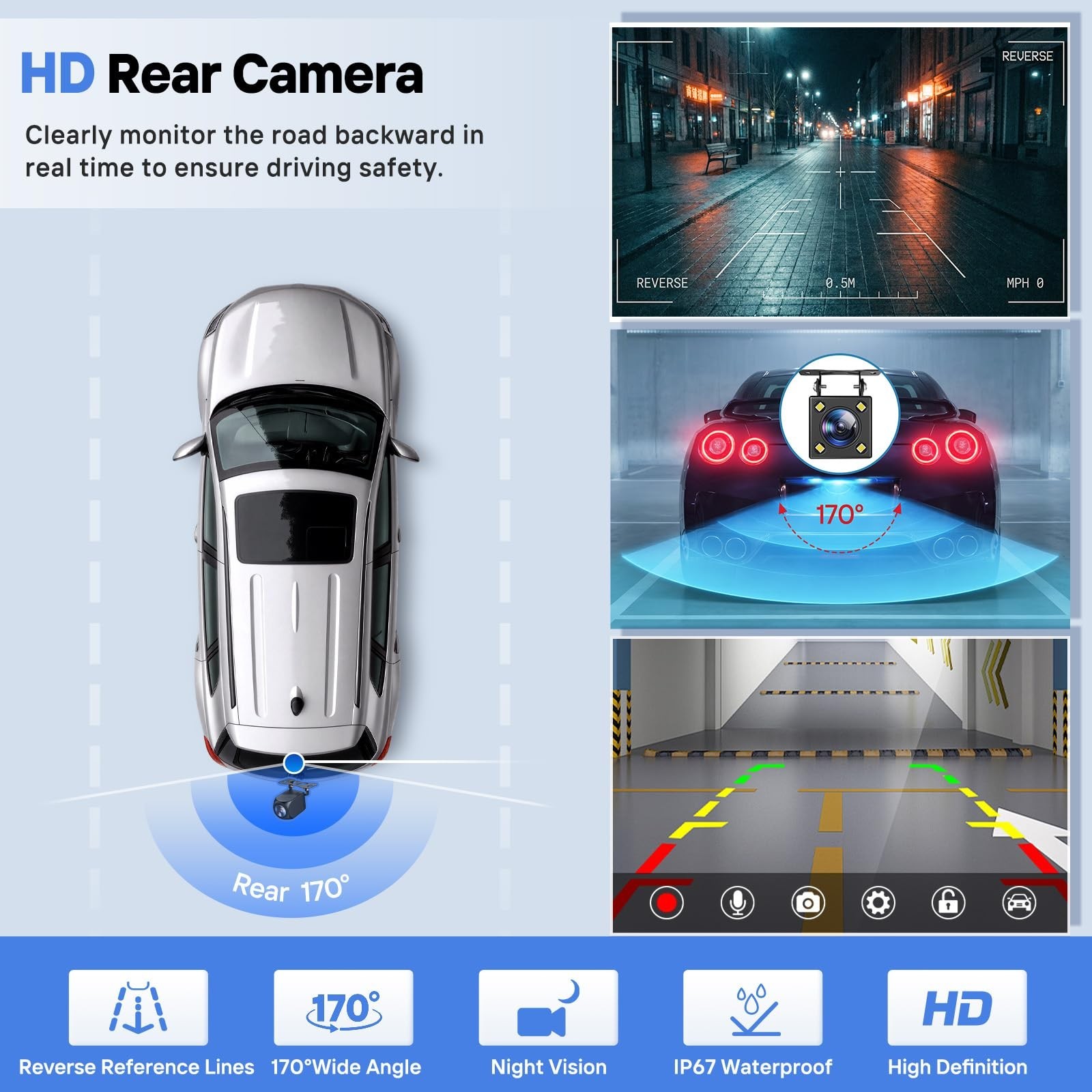 9″ Wireless CarPlay Touchscreen Display, Android Auto, GPS, Backup Camera, Bluet