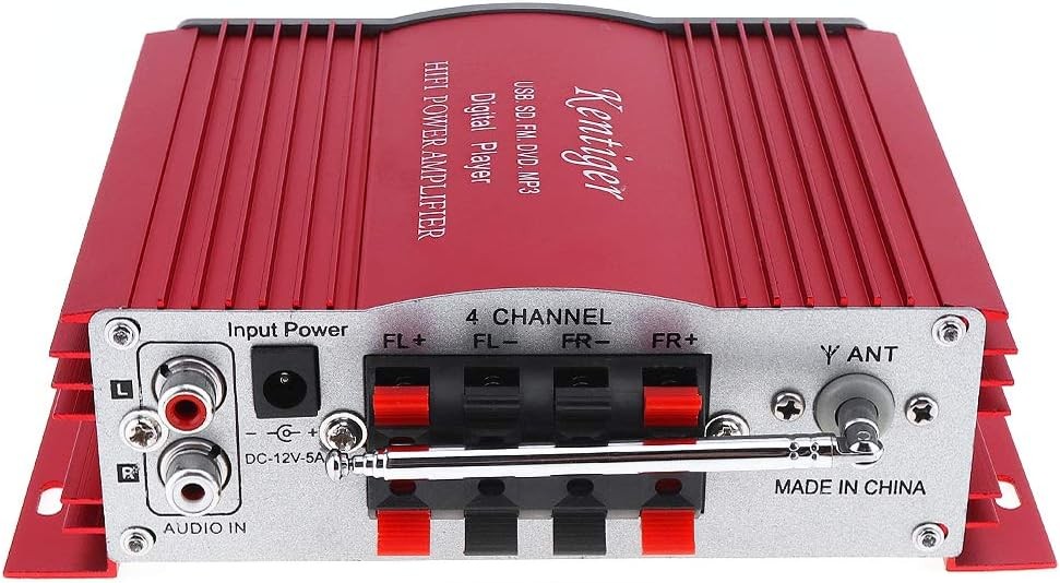 Car Stereo Amplifier Digital Player 12V Hi-Fi Support USB/SD/FM/MMC/DVD /…