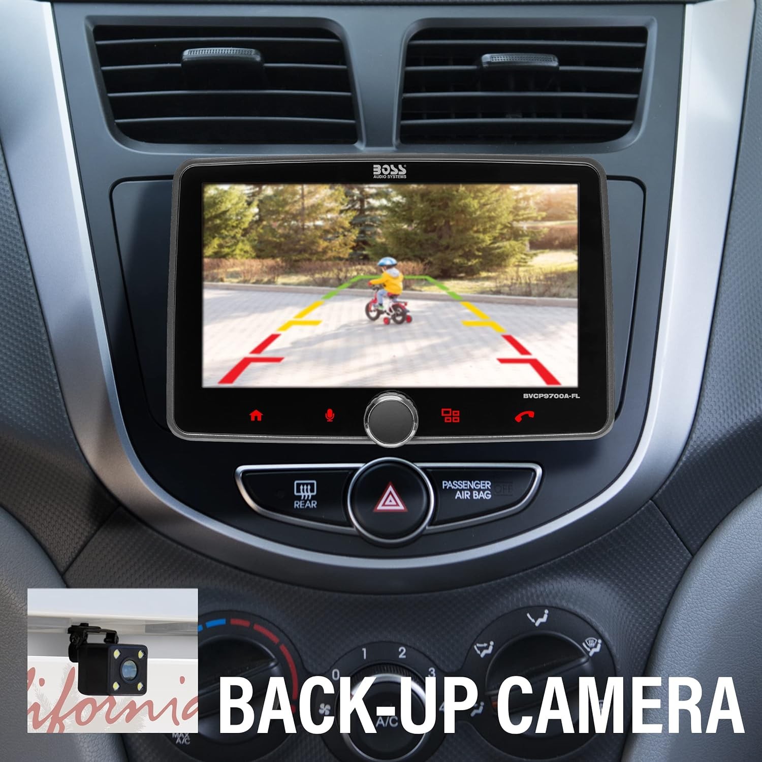 BOSS BVCP9700A-CFL 7″ Touchscreen Car Stereo w/ Apple CarPlay, Android Auto & BT