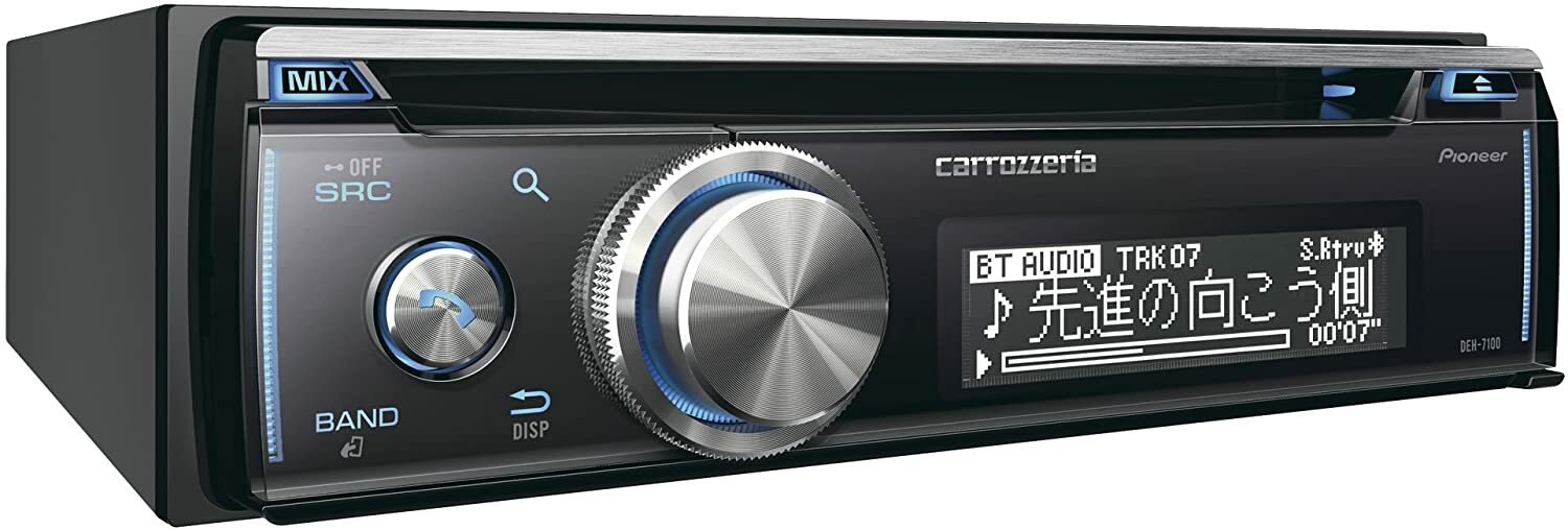 Pioneer Carrozzeria DEH-7100 1DIN CD / USB / Bluetooth Car Audio Japanese F/S