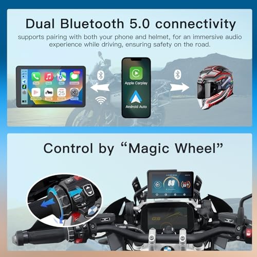 for BMW Motorcycles Touchscreen,Plug & Play Smart Display,Support DB601