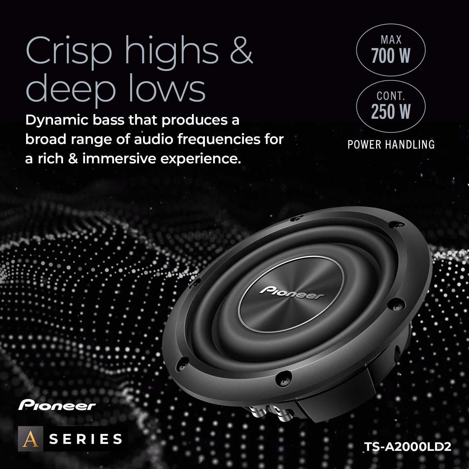 8 Slim 700W 2 OHM SUBWOOFER